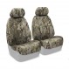 Multicam seat covers installed on a 50/50 bucket row with removable headrests