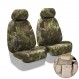 Kryptek Tactical seat covers installed on a 50/50 bucket row with removable headrests