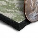 Digital Camo thickness with a quarter for scale