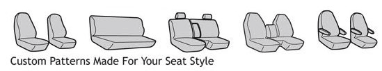 Custom patterns that fit your seats perfectly