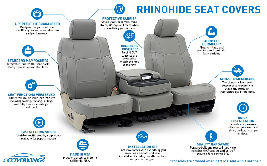 Rhinohide Seat Cover Features