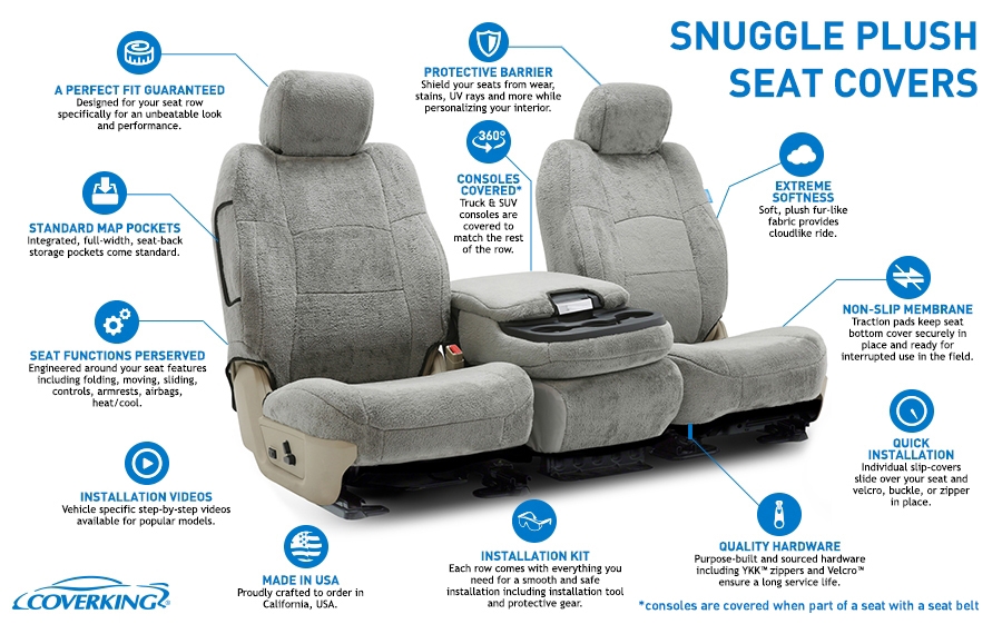 Snuggle Plush Seat Cover Features