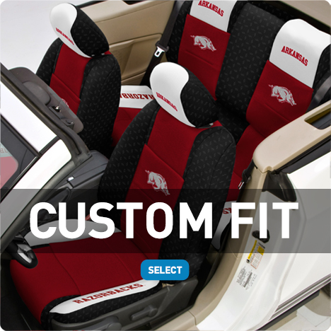 University of Arkansas Custom Fit Seat Covers