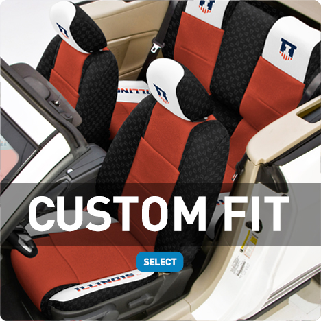 University of Illiinois Custom Fit Seat Covers