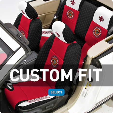 University of Louisiana, Lafayette Custom Fit Seat Covers