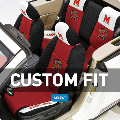 University of Maryland Custom Fit Seat Covers