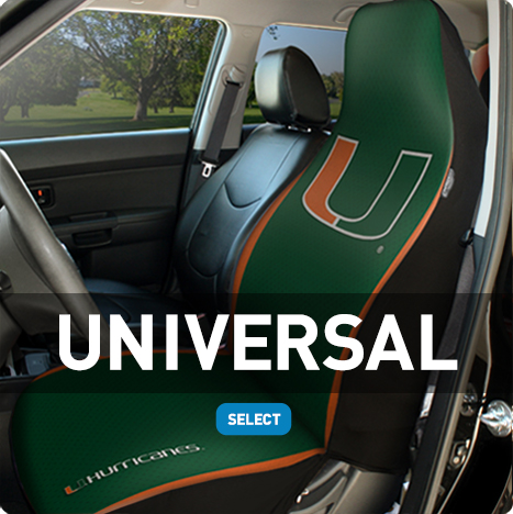 University of Miami Universal Fit Seat Covers