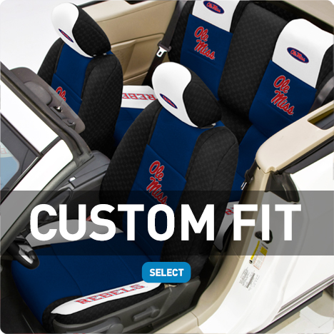 University of Mississippi Custom Fit Seat Covers