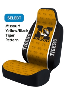 University of Missouri Yellow/Black Tiger Pattern