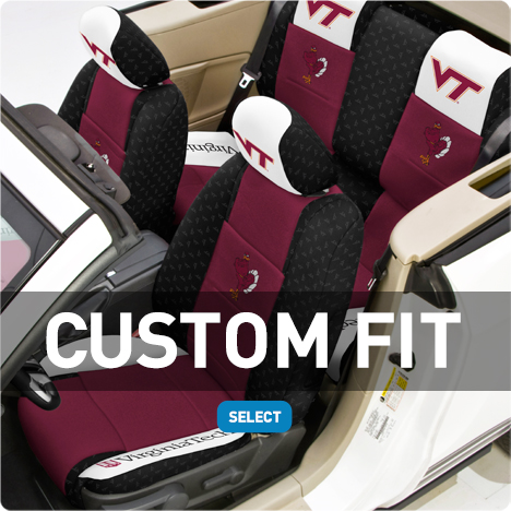 Virginia Tech Custom Fit Seat Covers