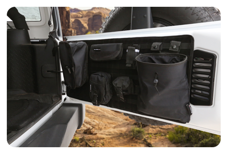 Jeep® Tailgate Tactical Storage