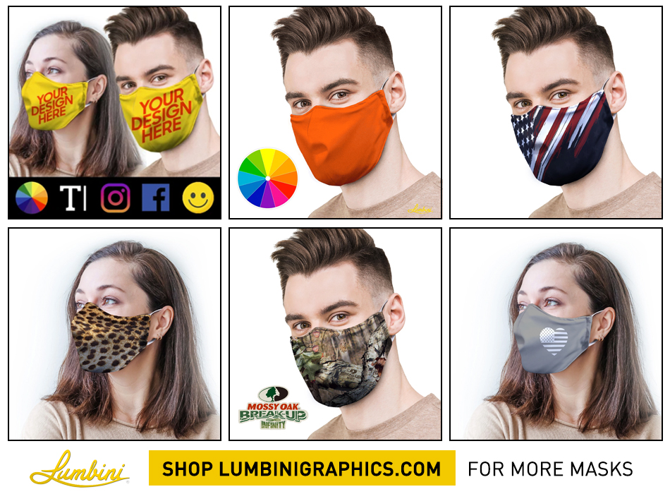 Shop lumbinigraphics.com for more masks