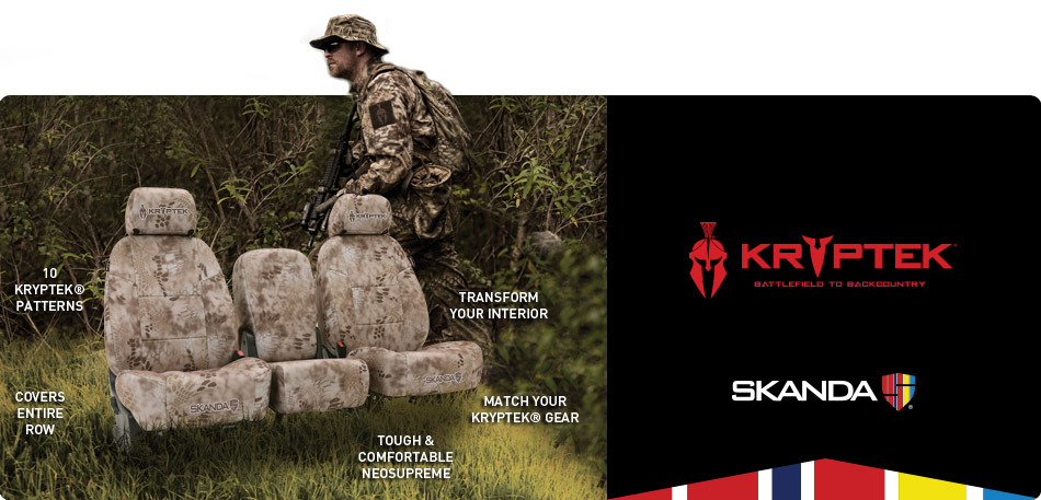 Kryptek seat covers