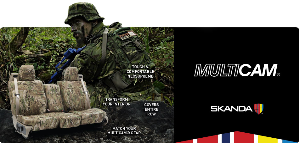 Multicam seat covers