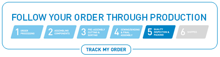 Follow your order through production