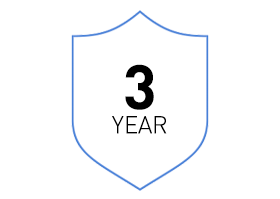 3 Year Warranty