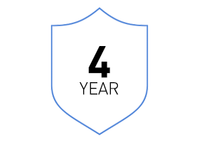 4 Year Warranty