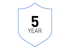 5 Year Warranty