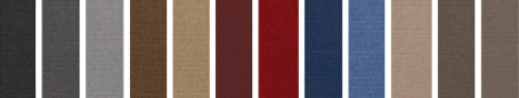 Polycarpet fabric samples